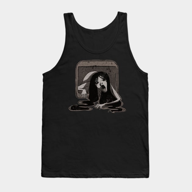The grudge Tank Top by Little Bad Wren 
